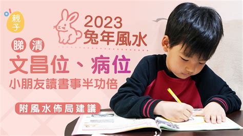 九宮2023|2023兔年風水｜睇清文昌位、病位 讀書事半功倍 附風 